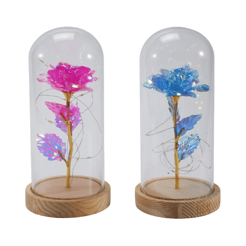 Светильник-колпак Galaxy Rose Glass (с плюшевым мишкой или без него, несколько цветов)
